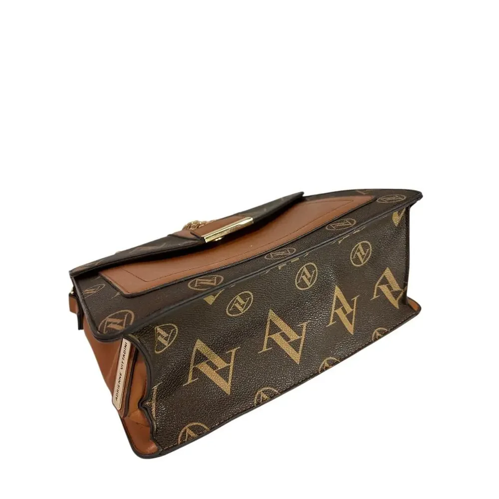 Adrienne Vittadini Top Handle Satchel‎ Bag Removable Shoulder Strap